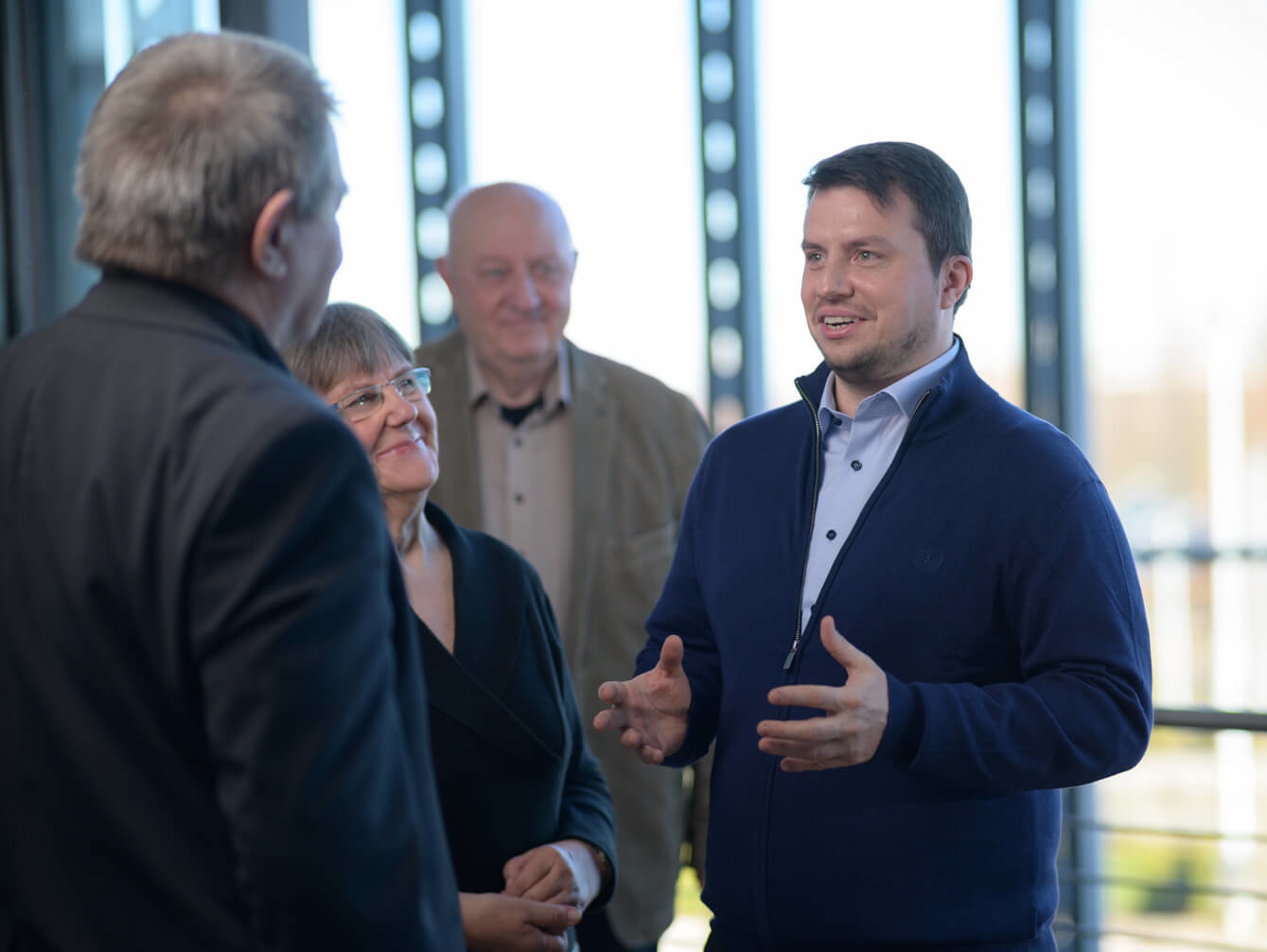 Niklas Waßmann beim Bürgeraustausch